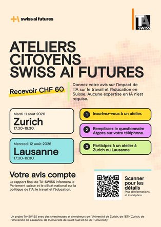 Ateliers citoyens Swiss AI Futures