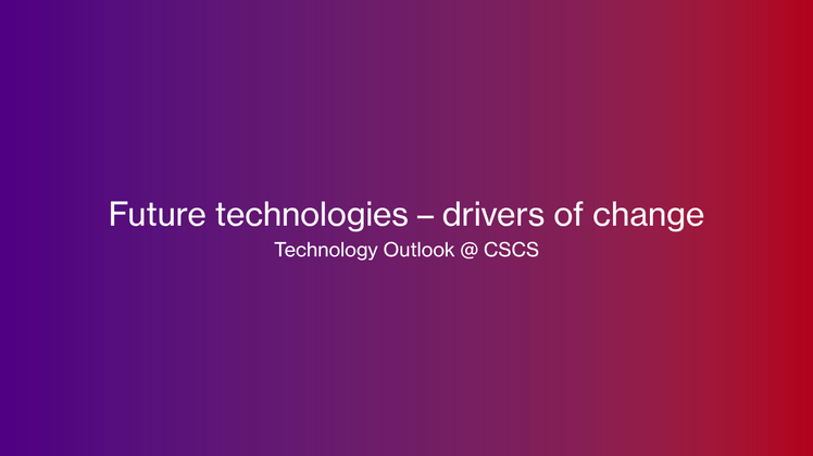 Future technologies - drivers of change