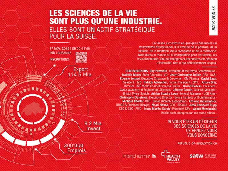 25 ans de la Health Valley | Les sciences de la vie sont notre force. Engageons-nous pour les préserver!