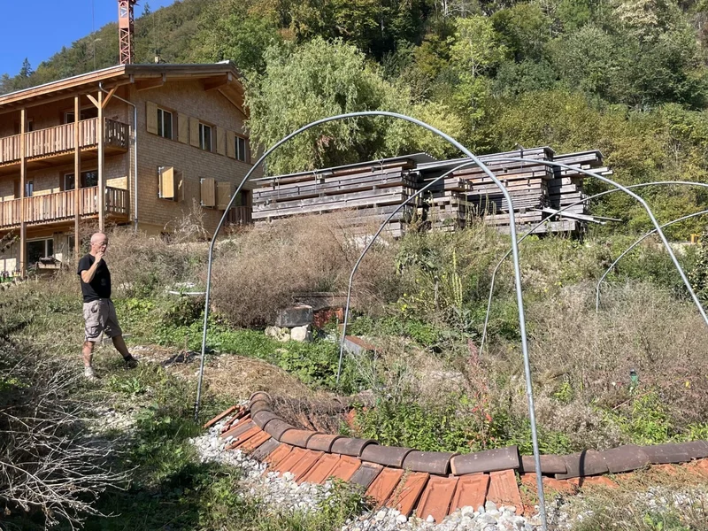 Führung Wasser-Kreislaufanlage Chuderboden