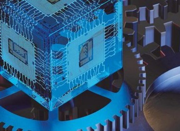 Technologie futuriste avec circuits imprimés