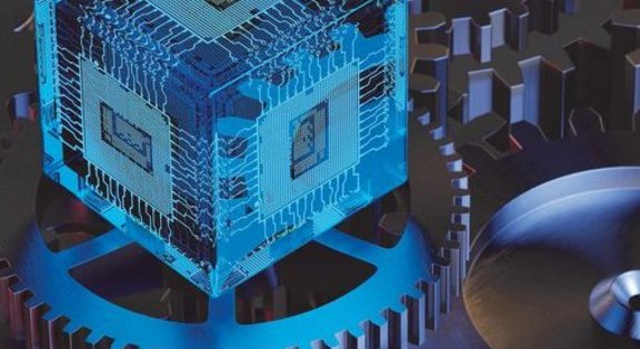 Technologie futuriste avec circuits imprimés