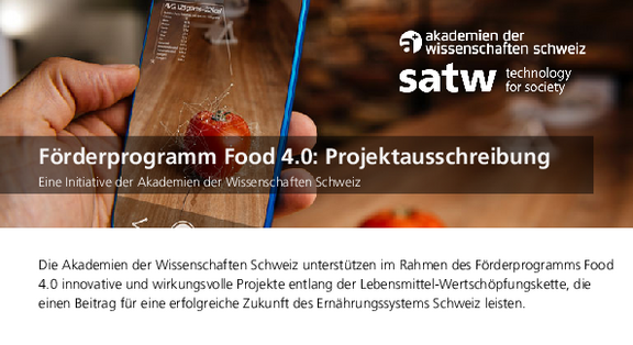 Informationsbroschüre Food 4.0